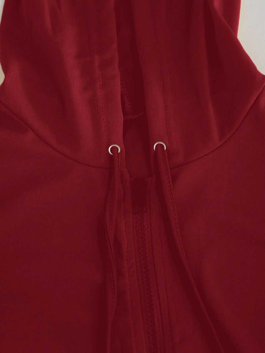 RYNLEES BASICS Hooded Collar Kangaroo Pocket Pants Set
