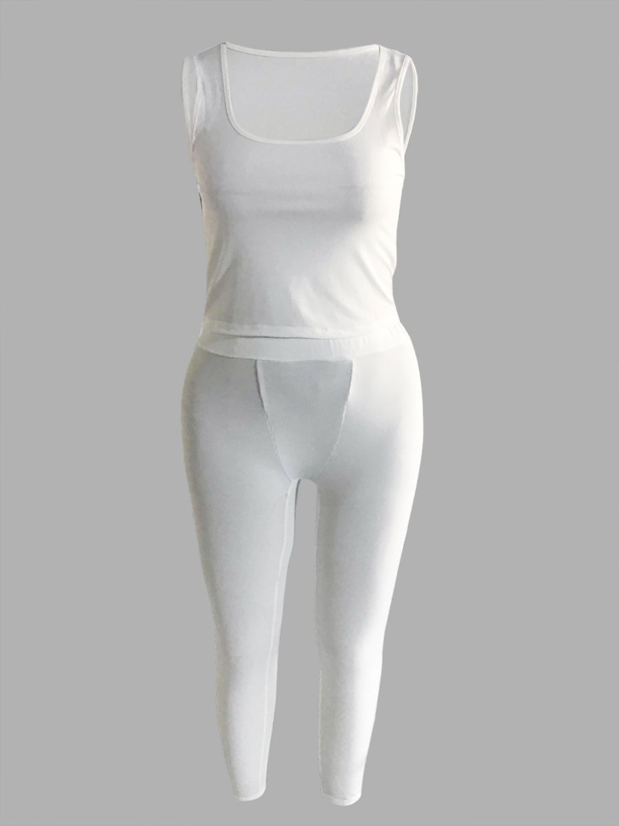 RYNLEES BASICS Cami Skinny Stretchy Pants Set