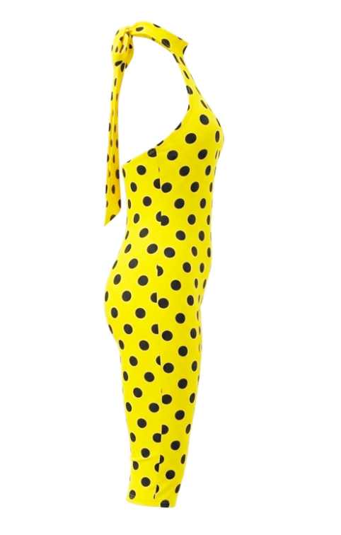 RYNLEES Bandage Design Mid Wave Point Romper