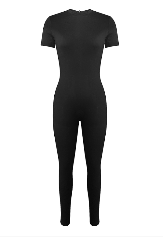 RYNLEES  Solid Color Jumpsuit