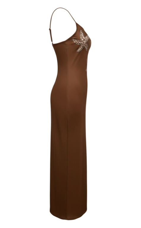 RYNLEES LovelyWholesale™ Patchwork Starfish Maxi Dress